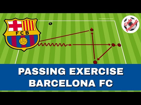 Passing exercise from Barcelona FC training! 