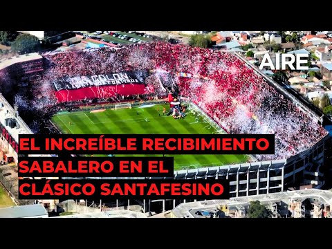 🔴⚫ El IMPRESIONANTE recibimiento de los Hinchas de Colón desde el AIRE 🚁🎥 | Clásico Santafesino