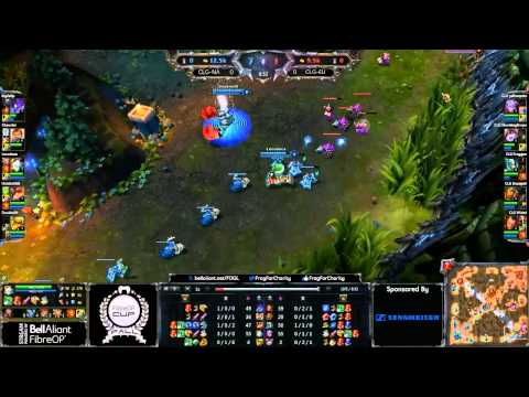 CLG.eu versus CLG.na game 1 (Frag For Life charity showmatch)
