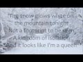 Demi Lovato - Let It Go LYRICS (from Frozen) 