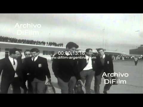 Seleccion Argentina viaja rumbo a Francia por partido amistoso 1965