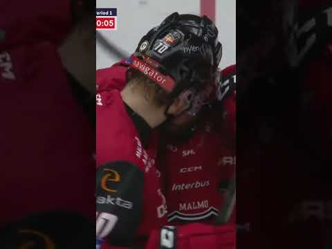 Youtube: Carl Persson use his physicality and wins the battle into the front of the net for 2-3