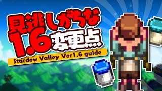 みんなが見逃しているVer1.6の細かい変更点【Stardew Valley /スターデューバレー】