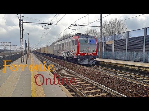 2018-03-17 Transiti ordinari e straordinari. Stazione di Anzola dell'Emilia linea Milano - Bologna