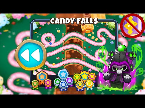 Candy Falls [Reverse] Guide | No Monkey Knowledge | BTD 6 (2023 Updated)
