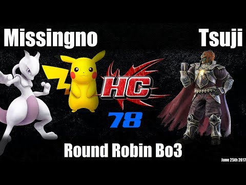 HC78 Smash4 - RR Bo3: MissingNo (Pikachu/Mewtwo) vs Tsuji (Ganondorf)