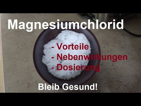 Bluthochdruck mit Magnesiumchlorid senken Wirkung Dosierung Nebenwirkungen Zellen verjüngen