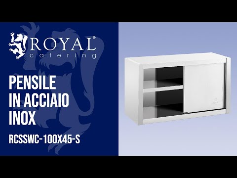Video - Pensile in acciaio inox - 100 x 45 cm