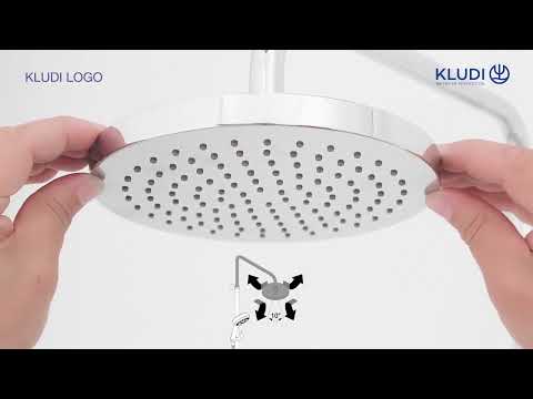 Kludi Logo - Sprchový set Dual Shower System s termostatem, 200 mm, chrom 6809205-00