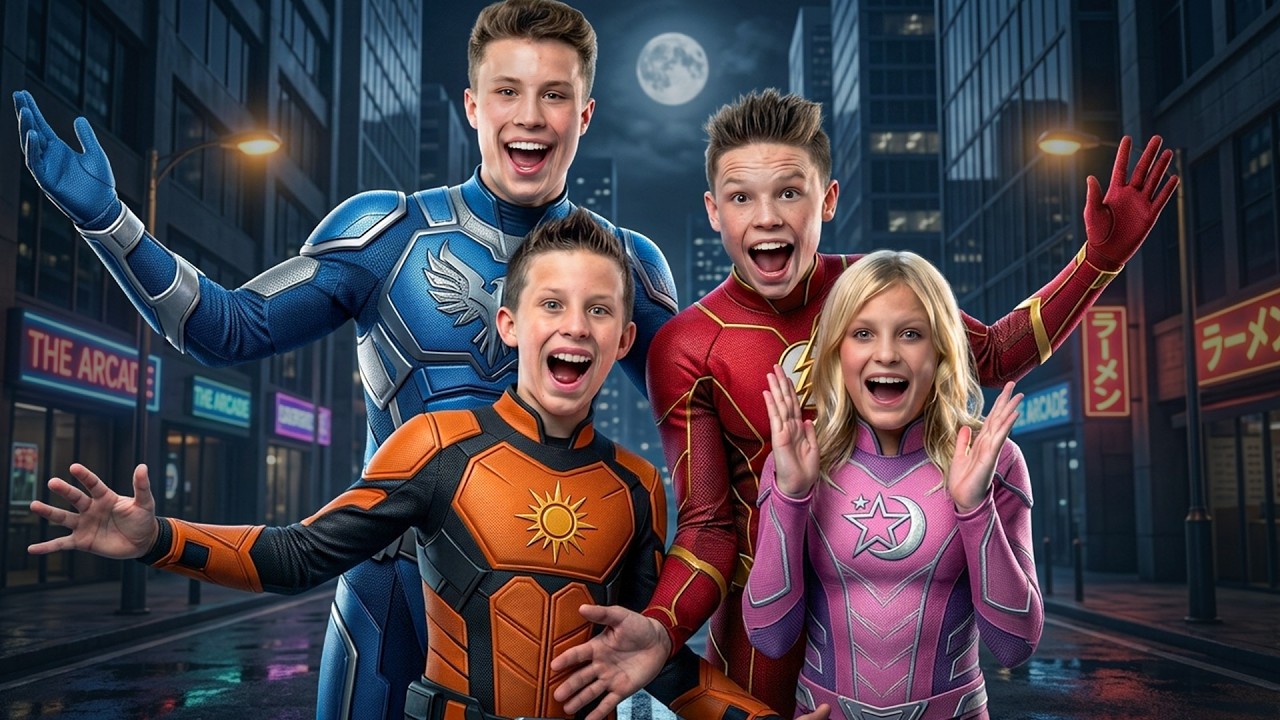 SUPERHERO TEAM UP BATTLE! WHO WINS? | Ninja Kidz TV