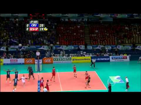 Sada/Cruzeiro x SESI SP, final da superliga 2014