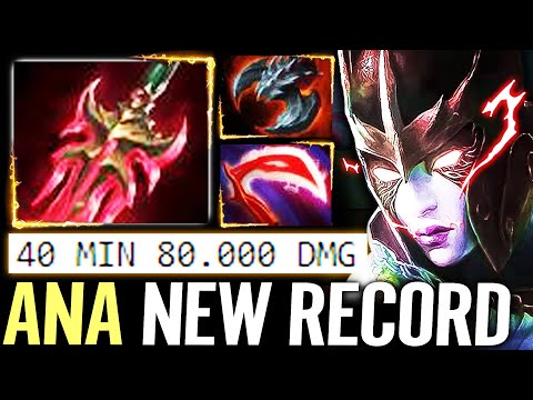 🔥 40MIN 80.000 DMG Ana Phantom Assassin NEW RECORD — Penta-Edged 26Kills Carry Dota 2 Pro