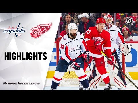 NHL Highlights | Capitals @ Red Wings 11/30/19