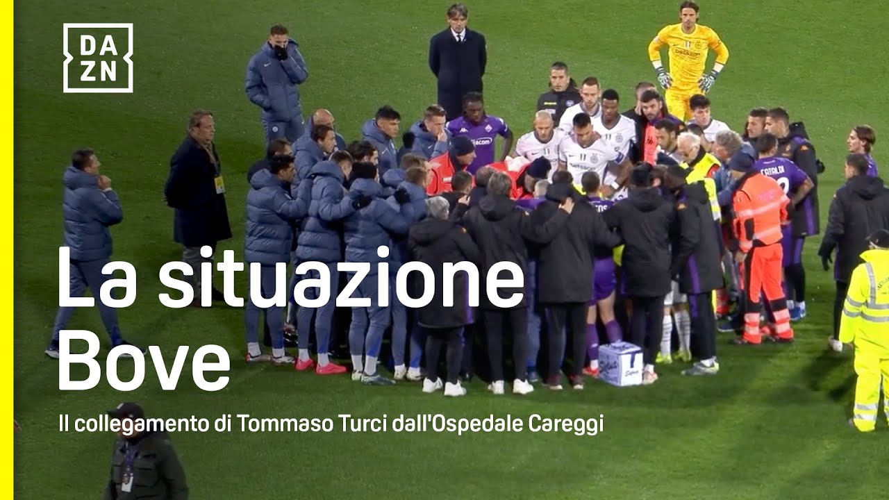 Gli aggiornamenti ufficiali sulla situazione Bove dall'Ospedale Careggi | DAZN