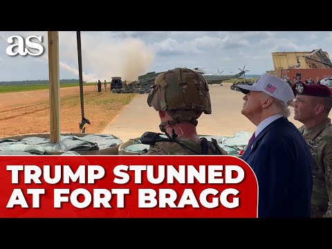 TRUMP left shocked by SPECIAL FORCES operations demonstrations at FORT BRAGG