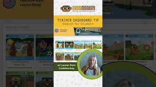 Quick Bite Teacher Dashboard Tip   Search for Student