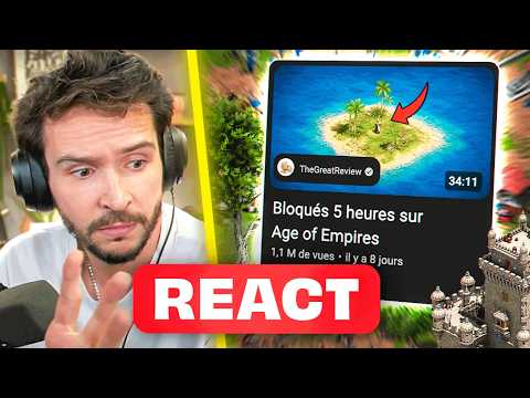 LA PARTIE LA PLUS ÉTRANGE D'AGE OF EMPIRES ! (REACT TheGreatReview)