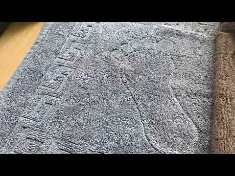 Полотенце для ног Aisha махровое Ножки 50х70 см Белое - фото 1 - id-p1529127867