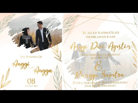 Undangan Pernikahan Digital | Video Undangan Pernikahan Digital HL2-005