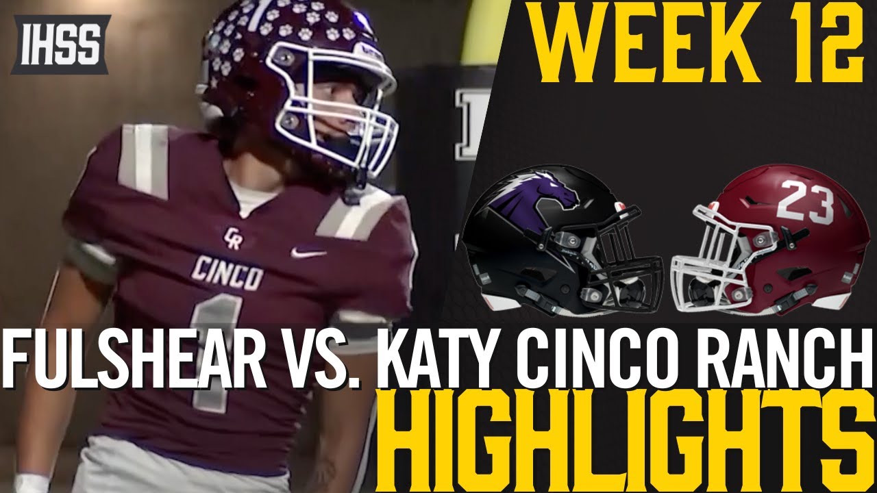 Cinco Ranch Dominates Fulshear 47-21 to Advance in 6A-D1 Playoffs