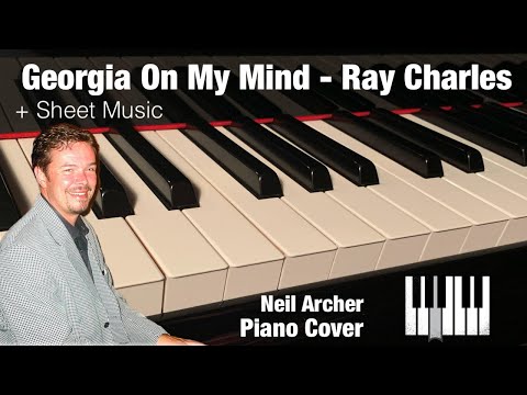 Georgia On My Mind - Ray Charles - Piano Cover + Sheet Music
