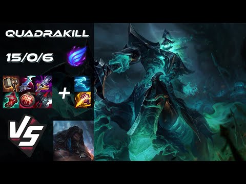 JUNGLE Hecarim vs Udyr [QUADRAKILL] - NA Grandmaster Patch 14.20