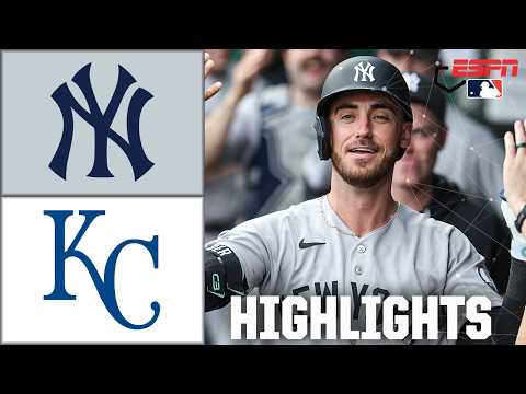 24 HITS 😤 New York Yankees vs. Kansas City Royals | Full Game Highlights | ESPN MLB