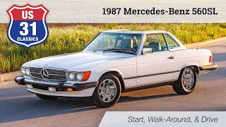 1987 Mercedes-Benz 560SL Full Viewing 