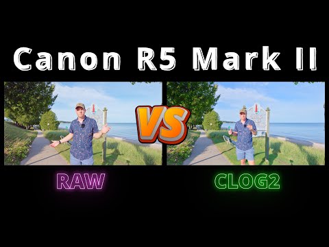 CANON R5 MARK II - 4k RAW vs 4k CLOG2