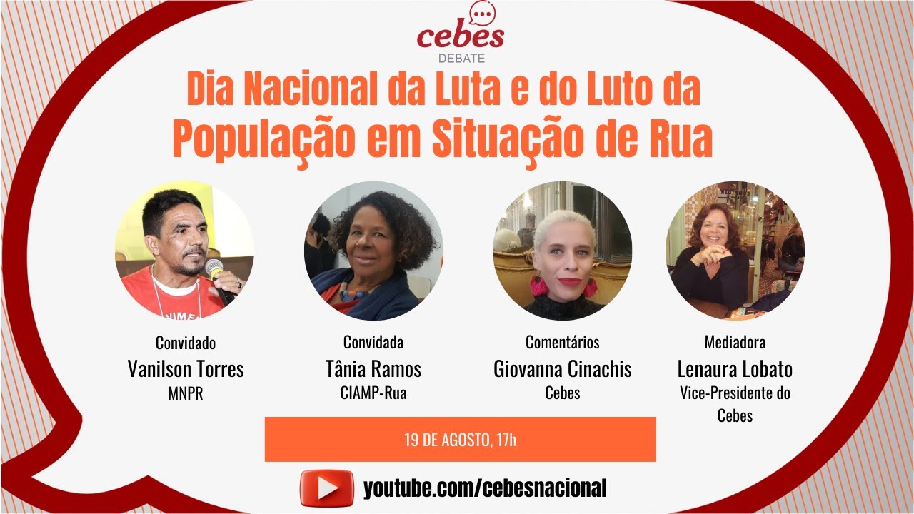 Dia Nacional da Luta e do Luto da População em Situação de Rua
