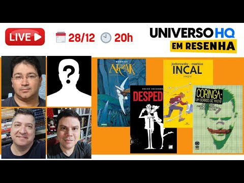 Convidado surpresa! Incal, Coringa - Um sorriso de matar, Despedida e Arzak - UNIVERSO HQ EM RESENHA