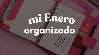 Plan With Me Enero | Planeación mensual en agenda Moterm Personal Wide ✨ Organización real