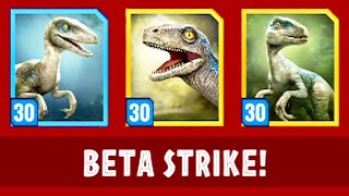 LEVEL 30 BETA BOSS EPIC STRIKE (JURASSIC WORLD ALIVE)