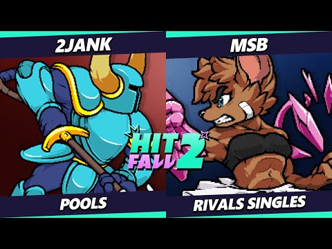 Hitfall 2 - 2JANK (Shovel Knight) Vs. MSB (Olympia, Kragg) Rivals of Aether - RoA