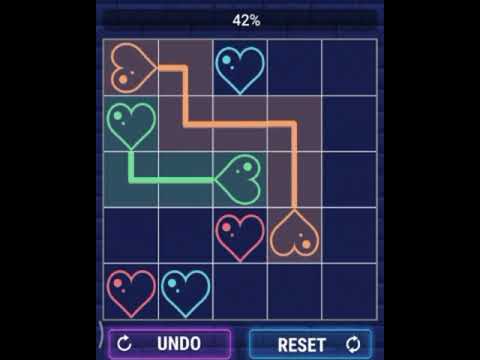 Connect Hearts: Fill One Line Puzzle Game Free Video