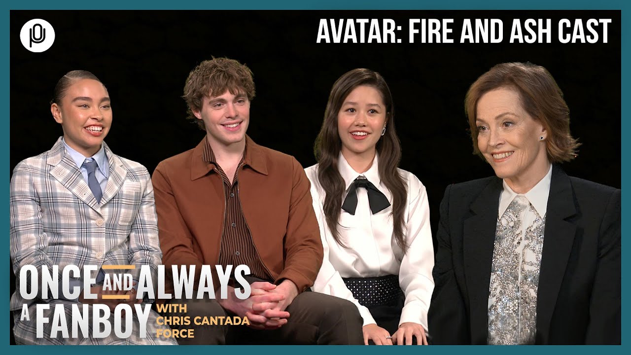 Sigourney Weaver, Jack Champion, Bailey Bass, & Trinity Bliss on AVATAR & the Na’vi Visiting Earth