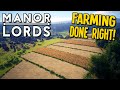 The Perfect Farm Setup For Maximum Food in Manor Lords!