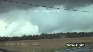 preview picture of video '4/16/2011 Wilson, NC large tornado & Wall Cloud.'