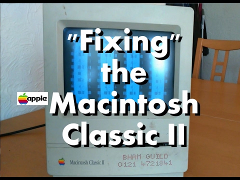 Vertical Bars? Quick Fix for the Apple Macintosh Classic II