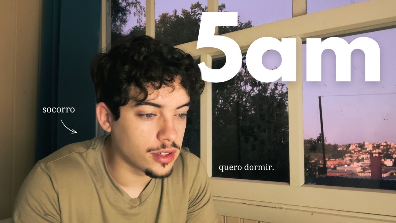 acordando às 5 da manhã para ver se vale a pena (rotina de férias)