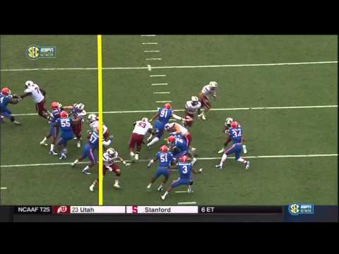 2014 USC vs Florida - Dylan Thompson 4 Yd Touchdown Run