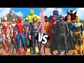 THE AVENGERS MARVEL COMICS vs. JUSTICE LEAGUE DC COMICS | REMAKE BATTLE! Part 1