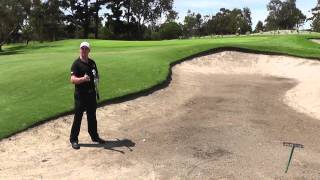 preview picture of video 'Playing a long Bunker shot'