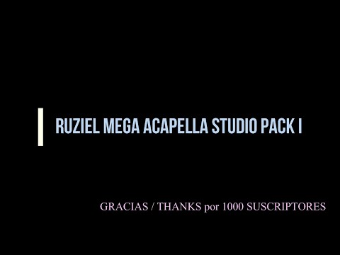 Ruziel - Mega Acapella Studio Pack I (Reggaeton, Trap)