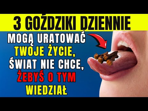Dlaczego WSZYSCY o tym MILCZĄ? Tylko 3 GOŹDZIKI na DRĘTWIENIE rąk, nóg i BÓLE STAWÓW