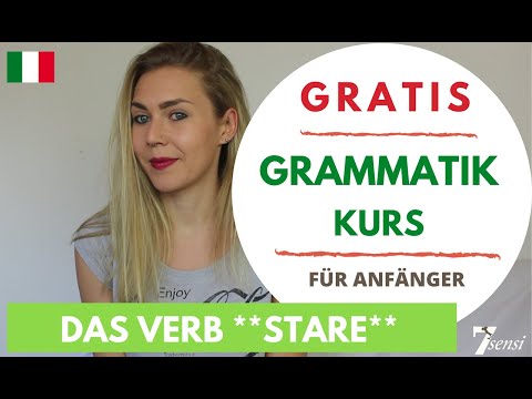 Verb STARE Italian | FREE Grammar Course