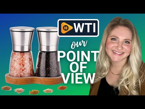 LessMo Salt and Pepper Grinder Set - WTI product video review