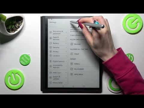 How to Set Up Apps Permissions in Huawei MatePad Paper - Change Apps Permissions