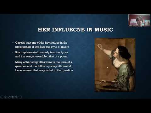 Presentation on Francesca Caccini by Anthony Collins