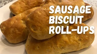 Sausage Biscuit Roll-Ups | Copycat Jimmy Dean Recipe | Quick &amp; Easy Breakfast Idea!